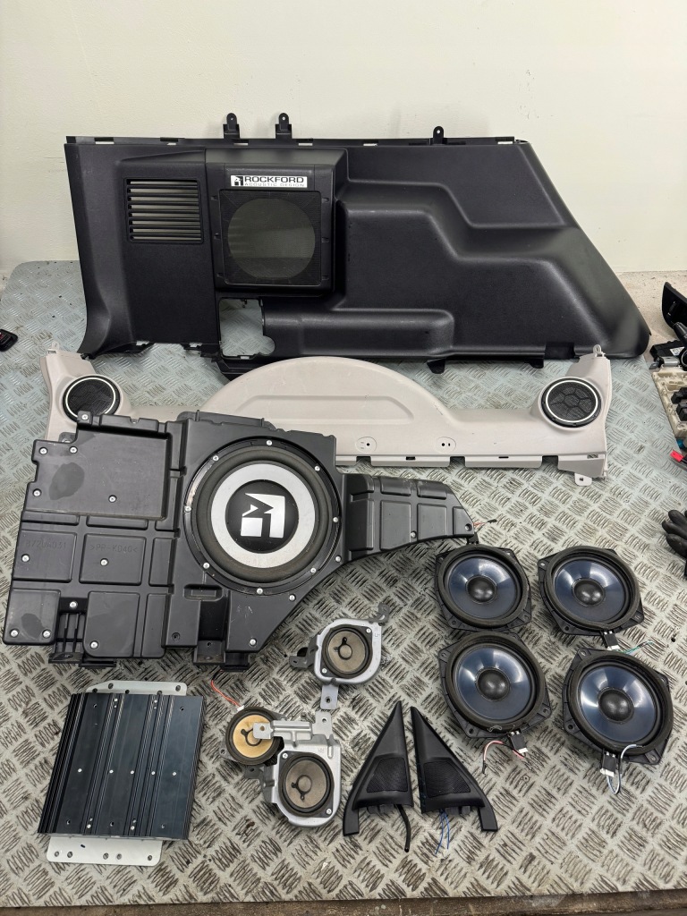фото №1, Динамики сабвуфер rockford аудиосистема mitsubishi pajero iv 4