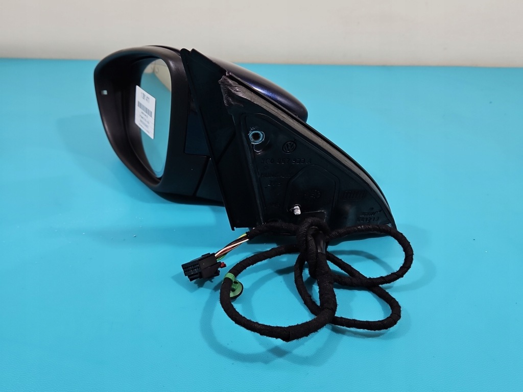 фото №9, Зеркало левая vw passat b7 9pin granatowy lh5x/ z2z2 europa