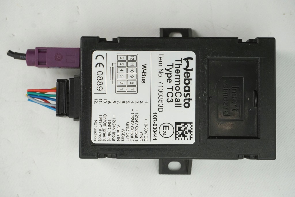 фото №1, Модуль webasto thermocall type tc3 7100353d