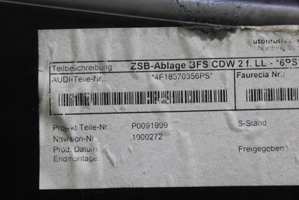 Бардачок пассажира allroad audi a6 c6 4f1857035bf Цена