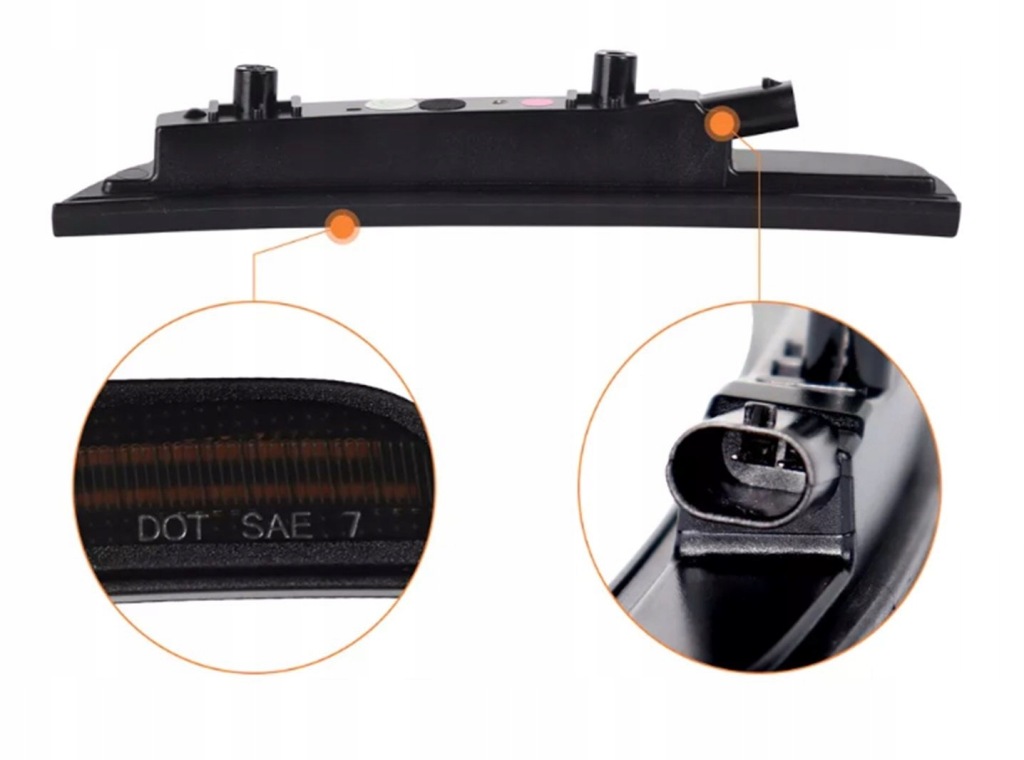 фото №3, Світло габаритний led fioletowe dodge charger 15-23