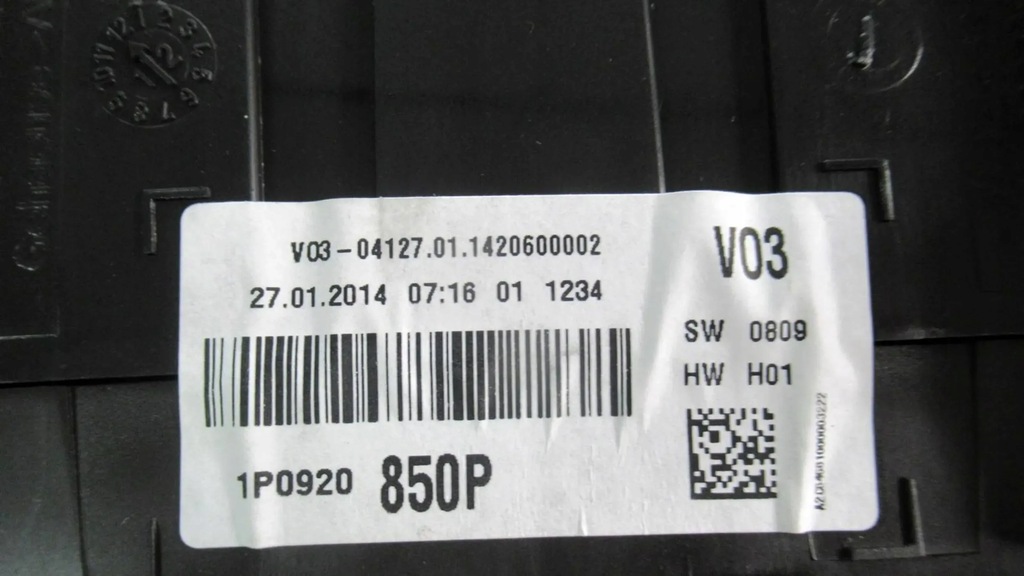 фото №8, Seat altea xl 1.4 tsi счетчик приборы 1p0920850p