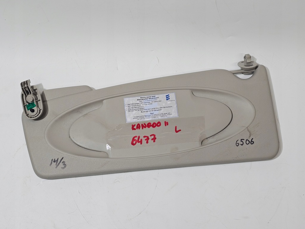 фото №1, Козырёк левый козырёк renault kangoo ii lift #6477