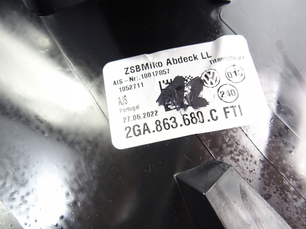 фото №9, Vw t-roc lift тунель середній рамка передач захист usb 2ga863680c 2022