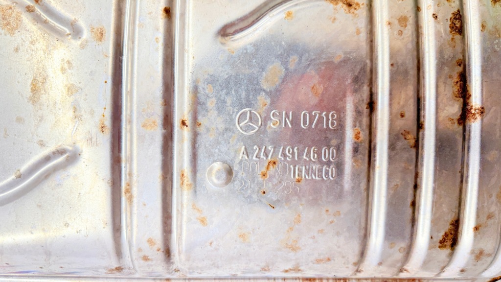 фото №8, Mercedes h247 gla w118 cla выхлоп гаситель kompletny 282 1.3 бензин