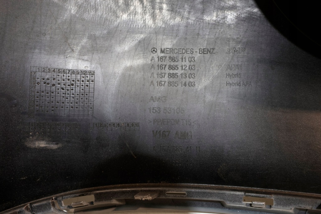 Mercedes gle 167 w167 x167 amg бампер задняя задний 2019- a1678851103 Недорого