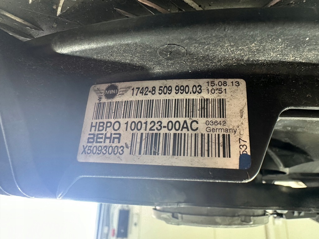 фото №7, Mini cooper r56 вентилятор 8509990