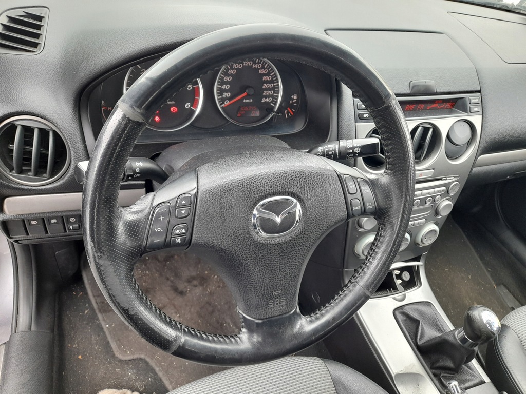 фото №11, Mazda 6 воздуховод подушка безопасности водителя кожа многофункциональный многофункциональный