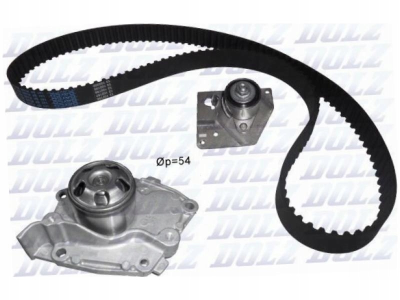 фото №2, Насос wody + ремінь renault grand scenic ii 1.9 nissan primera p12 1.9