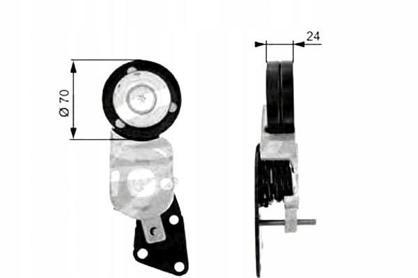 фото №2, Gates ролик натягувача seat cordoba 1.9 tdi 6l2