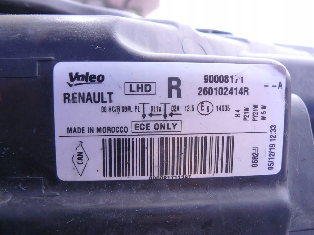 фото №13, Dacia dokker lodgy i лампа передняя правая