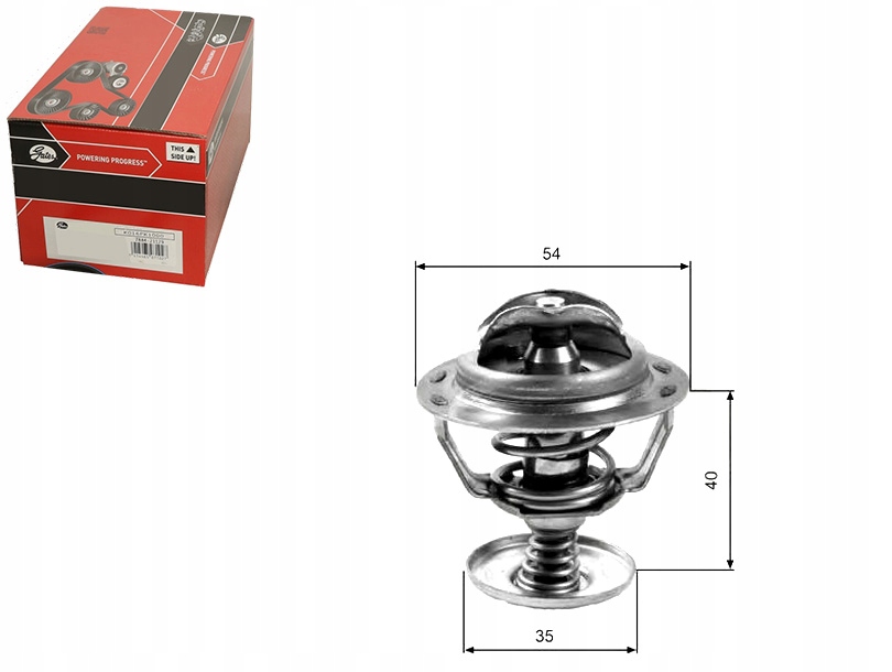 фото №1, Термостат ford gates + асистент kolizja #34