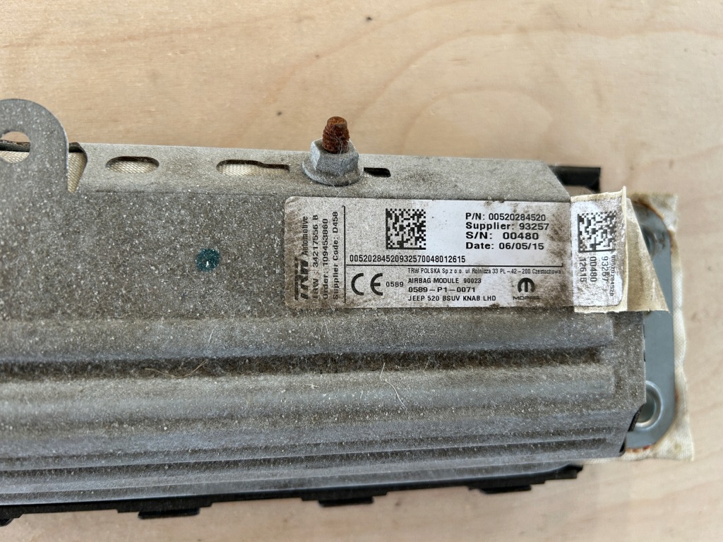 фото №4, Подушка коленная maserati ghibli jeep renegade usa 2015