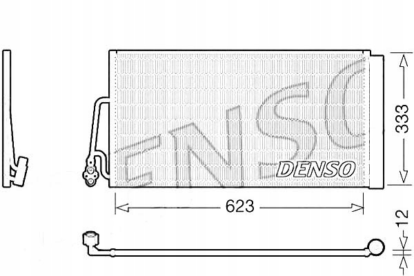 фото №2, Конденсатор радиатор кондиционера [denso]