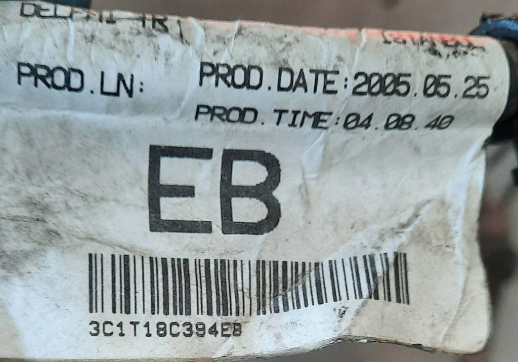 фото №1, Жгут дверь левых задних transit 3c1t18c394eb