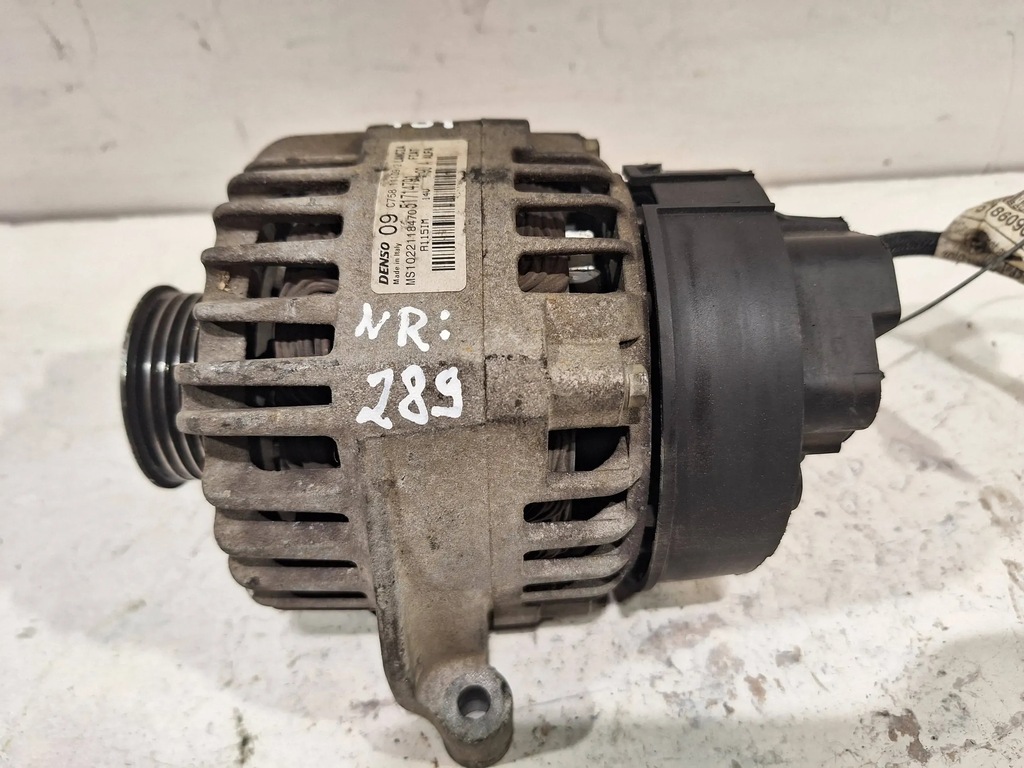 фото №5, Генератор denso 51714791 14v 90a fiat doblo ii 1.4 8v 77km 10-
