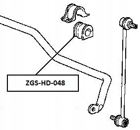 фото №2, Nty zgs-hd-048 втулка подшипник, стабилизатор
