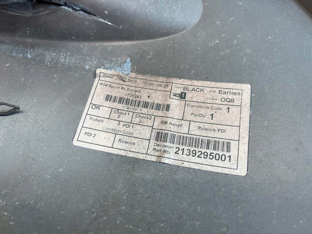 фото №8, Бампер задняя задний mini cooper r56 r57 sport