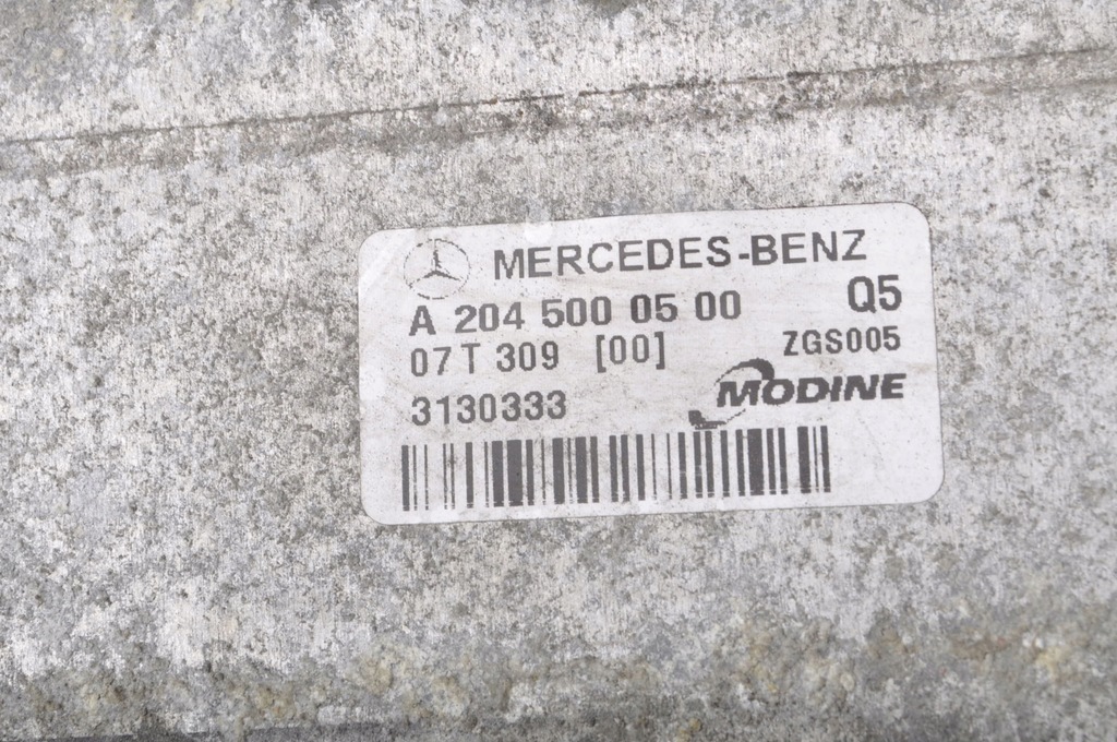 фото №8, Mercedes w204 amg радиатор интеркулер a2045000600