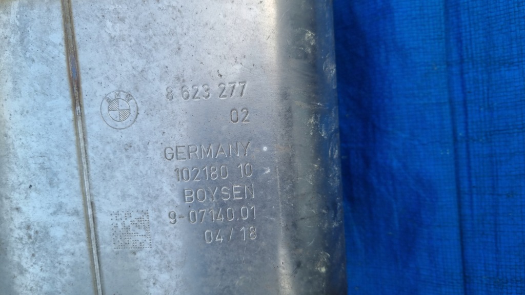 фото №9, Bmw 3 f30 f31 4 f32 f33 f34 гаситель труба выхлопная выхлоп