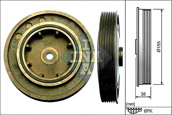 фото №2, Шків колінчастого вала колінчастого nissan interstar primas