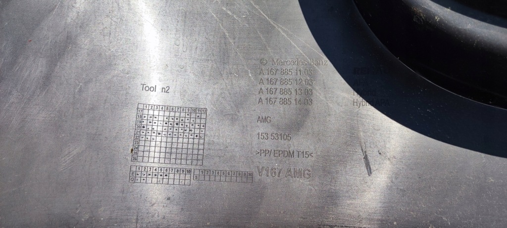 фото №13, Бампер задняя mercedes gle w167 amg