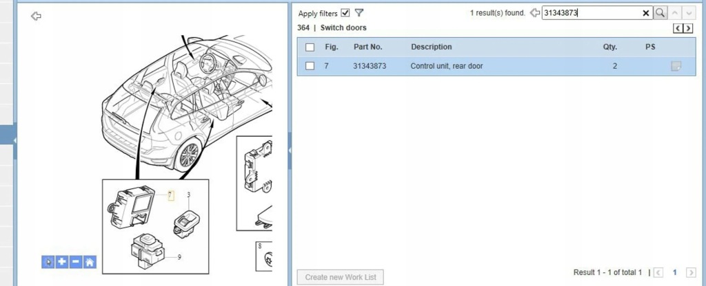 фото №5, Volvo v60 2017 модули дверь