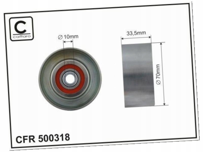 фото №2, Ролик натяжителя ремень клиновой lexus es 3.5 is ii 2.5 rx ii 3.5 iii 3.5