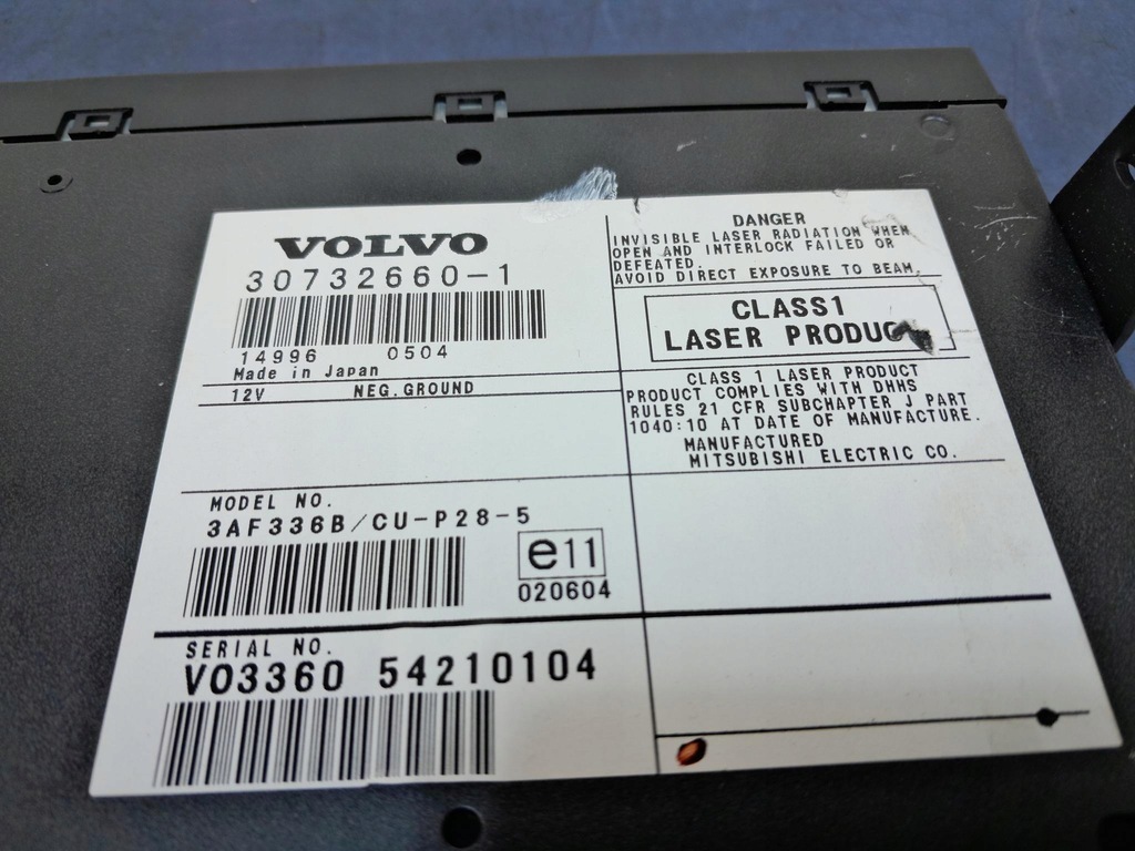 фото №4, Volvo xc90 i навигация считыватель дисков 30732660-1