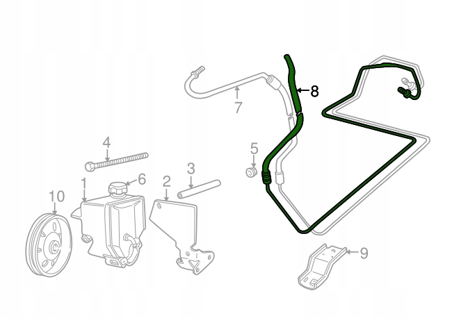 фото №3, Volvo шланг усилителя труба volvo 850 s70 v70