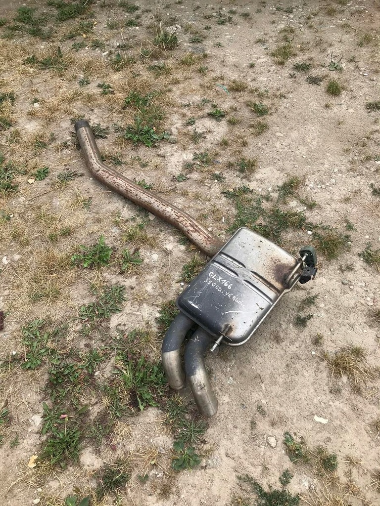 фото №1, Mercedes gl x166 166 вихлоп гасник 350 cdi v6