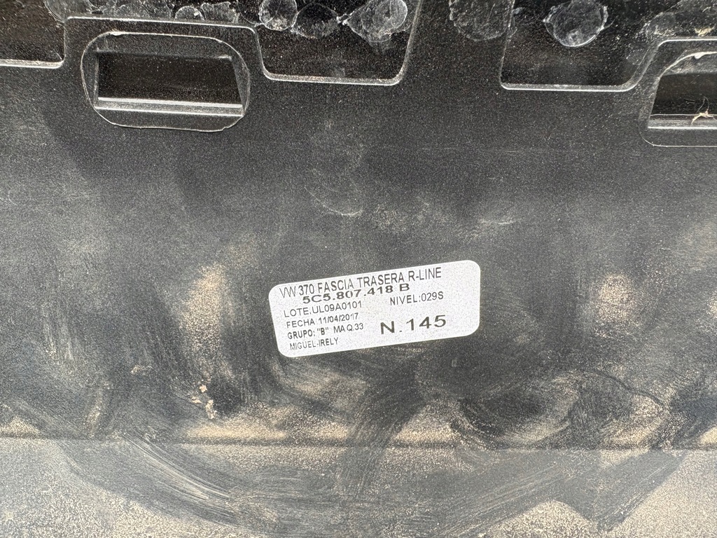 фото №5, Бампер задняя vw new beetle 5c5 r-line 11- 12- направляющая задняя левый