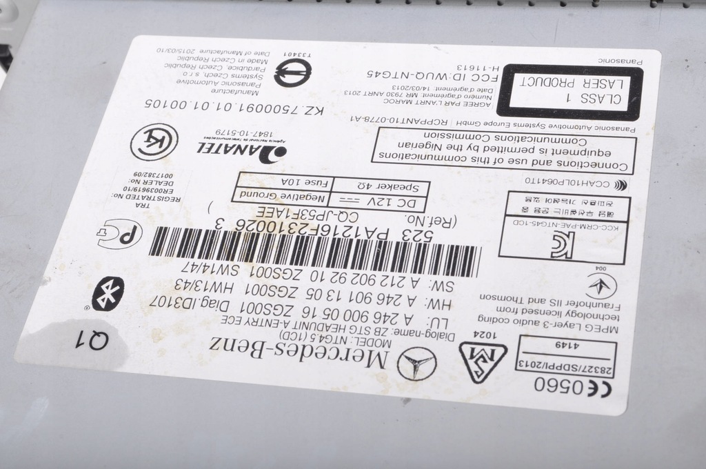 фото №4, Mercedes w176 радио навигация a2469000516