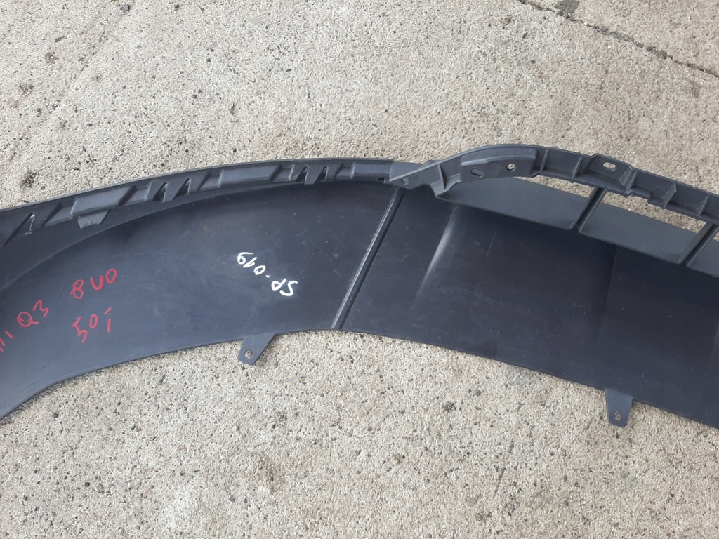 фото №11, Audi q3 8u накладка спойлер бампера перед 8u0807061