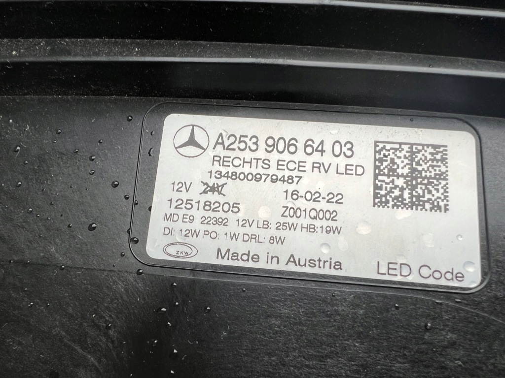 Комплект  фара права перед mercedes glc w253 рестайлінг  f led в Україні