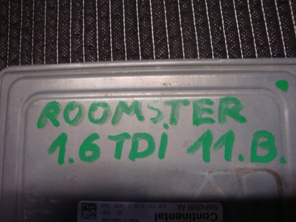 фото №12, Бортовой компьютер набор skoda roomster 1.6 tdi 03l906023lk