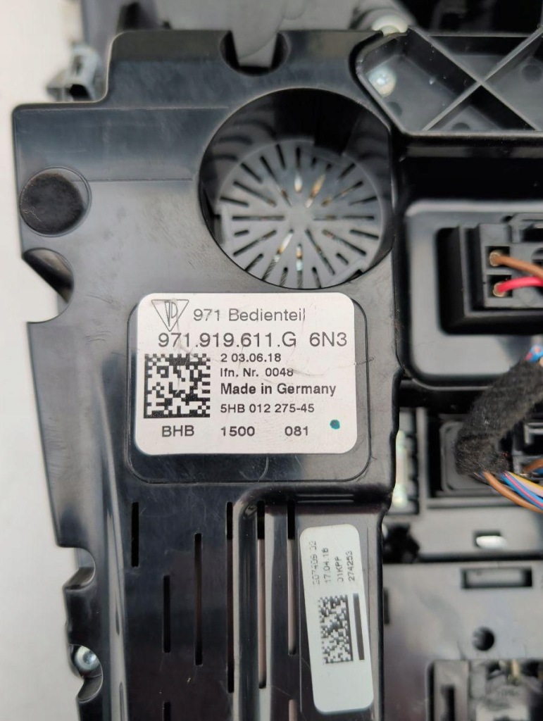 фото №11, Панель управление виртуальный туннель 971919611g 971819110e porsche panamera 971