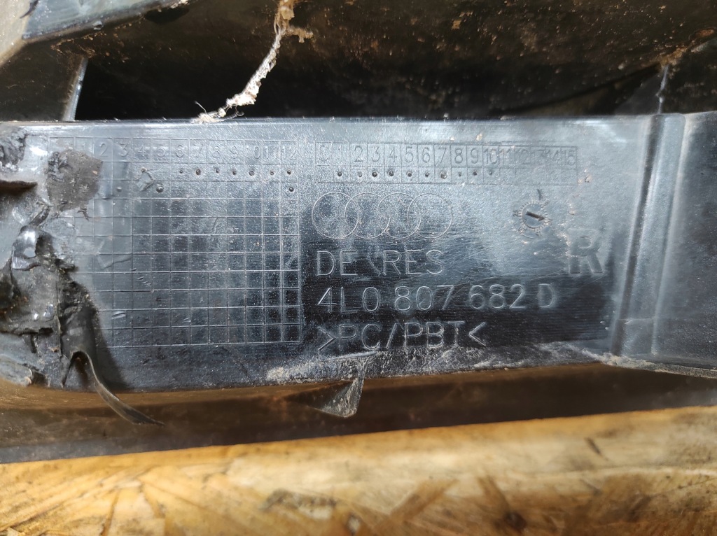 Решётка бампера перед правая audi q7 abt 4l0 Недорого