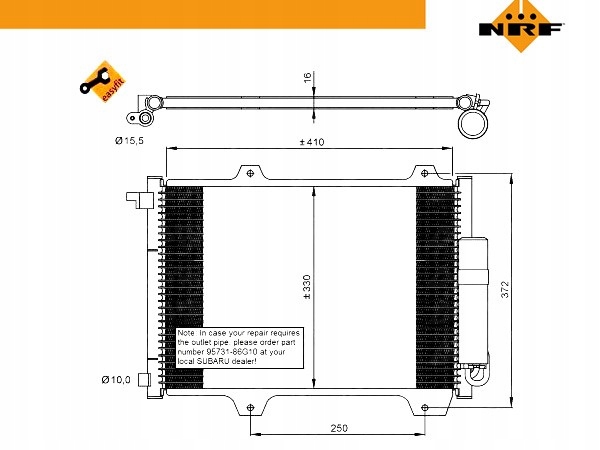 фото №2, Конденсатор радіатор кондиціонера [nrf]