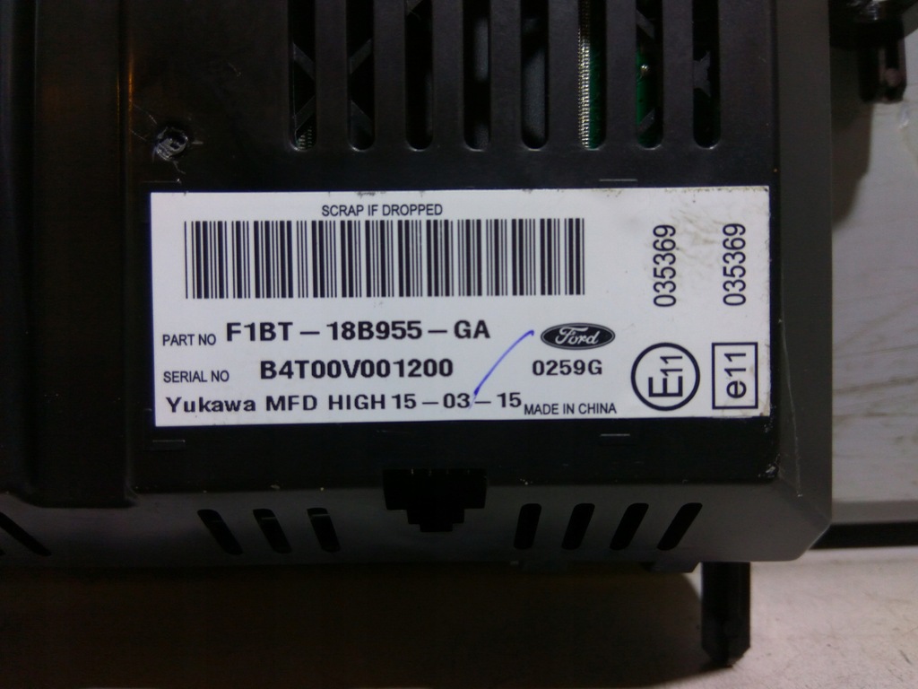 фото №11, Ford ecosport радио cd дисплей панель