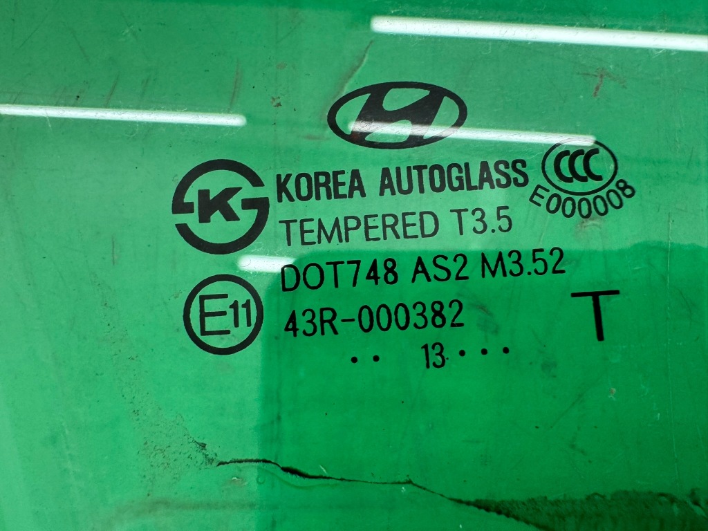 фото №6, Стекло боковая дверь правая передняя перед hyundai elantra v 10-16 rok: 2013