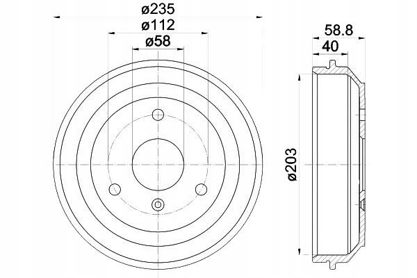 фото №2, Тормозные барабаны тормозные smart задняя fortwo 07- textar