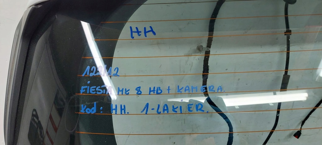 фото №8, Кришка багажника задня камера hh ford fiesta mk 8