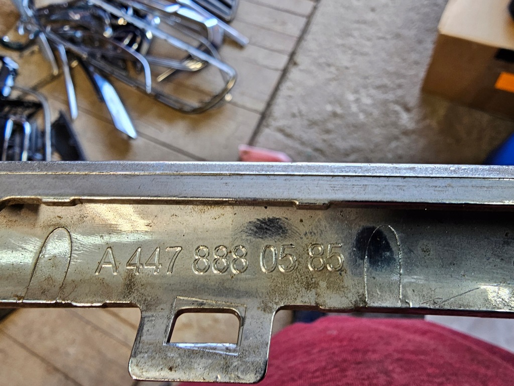 фото №15, Решітка радіатора решітка радіатора хром решітка решітка рамка mercedes v-klasa vito 447 w447