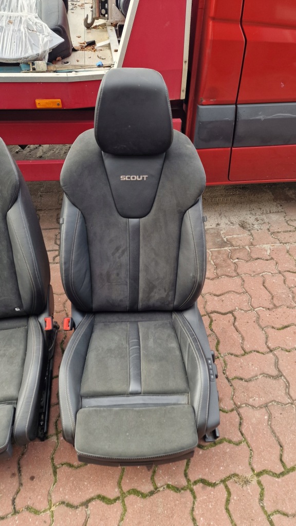 фото №10, Сиденья подогрев перед задняя заднее сиденье обшивки europa skoda octavia iv scout