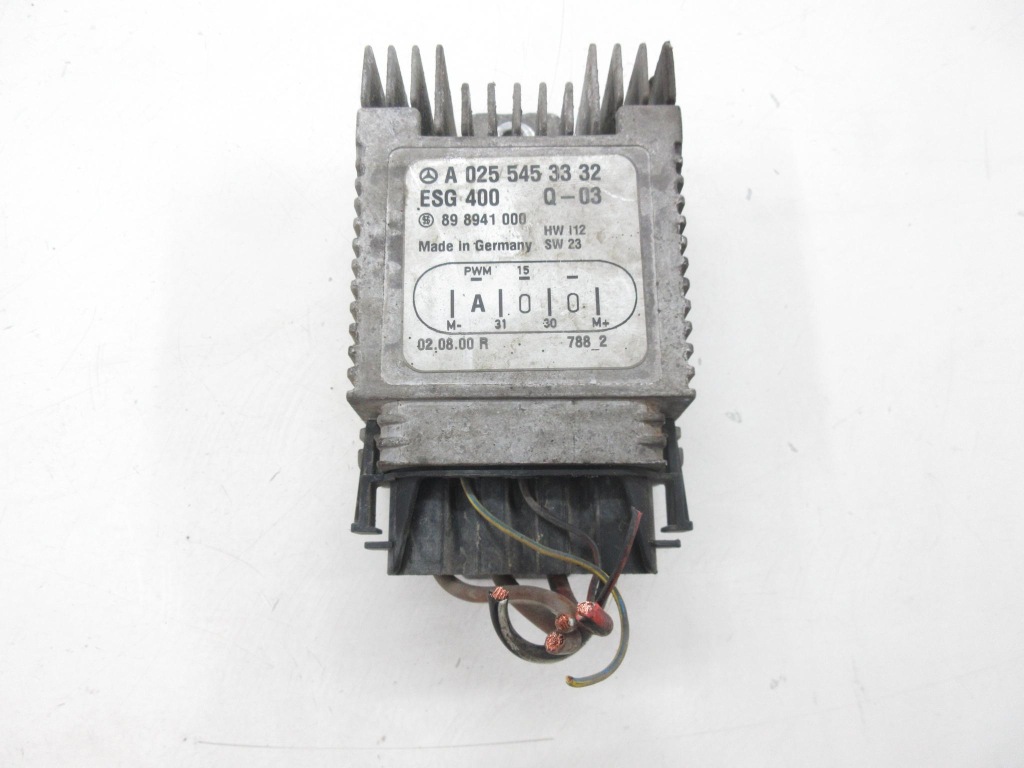 фото №1, Mercedes w210 e 200 2.0 m 111 модуль блок керування вентиляторів