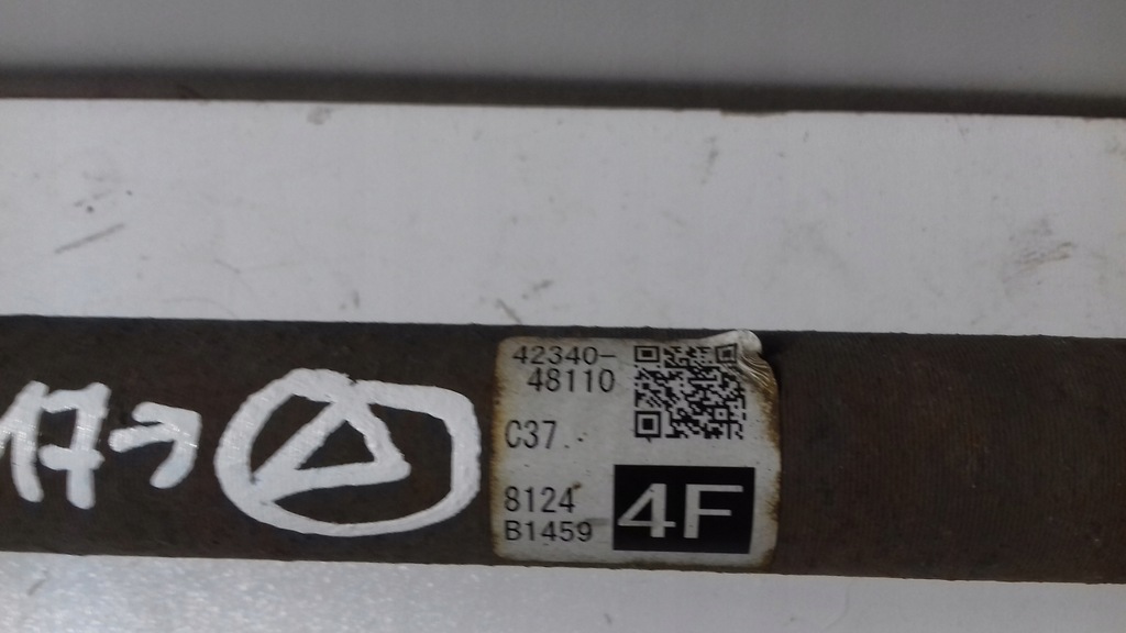 фото №3, Lexus nx 300 lift привідний вал лівий задня 2017-