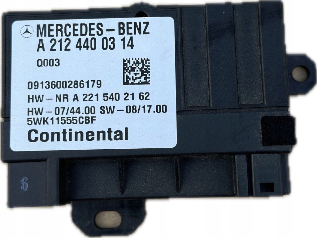 фото №1, Блок управления насоса топлива модуль mercedes e w212 2124400314 оригинал