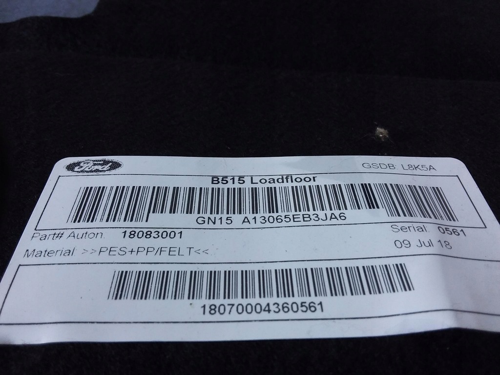 фото №4, Ford ecosport mk2 обшивка пол багажника