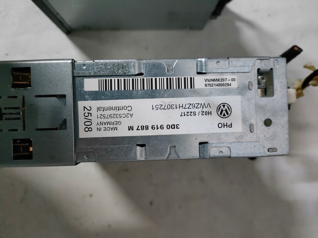 фото №9, Vw phaeton радио cd чейнджер 3d0035110a